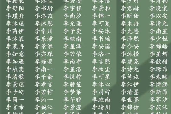 李姓取名技巧与注意事项，如何为宝宝选择一个合适的名字