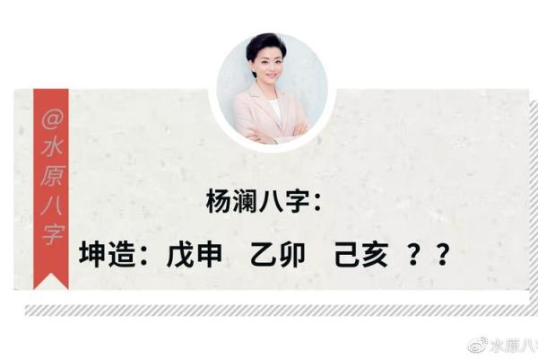 从杨澜命理看人生选择与未来走向