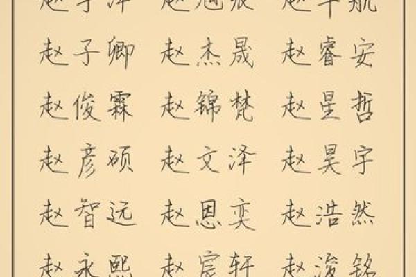 赵姓起名指南：如何为赵氏宝宝取一个寓意深远的名字