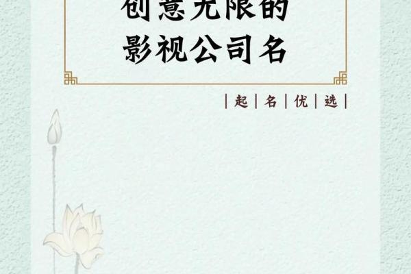 创意无限：精选传媒公司起名指南与建议