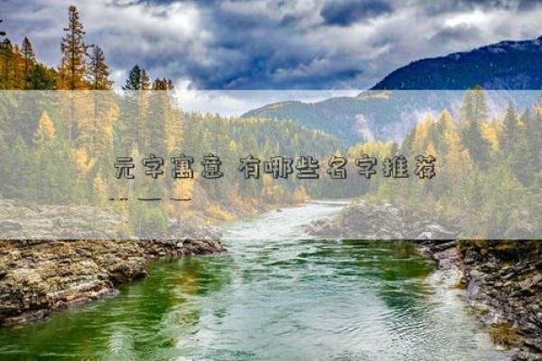 选择元字取名的象征意义与优缺点