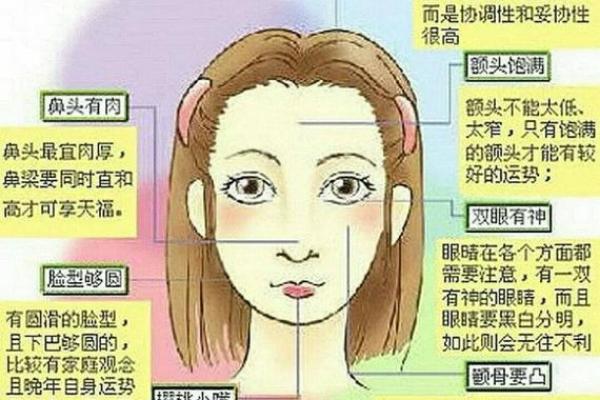不同位置的女性脸部痣对命运的影响