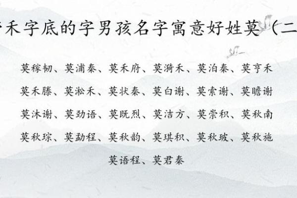 光字辈男孩名字推荐与寓意解析