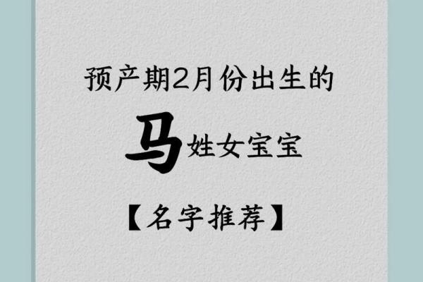 属马宝宝取名的创意与注意事项