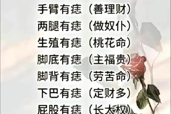 从痣相看健康与运势:哪些痣预示着人生的变化 从痣相看健康与运势:哪些痣预示着人生的变化