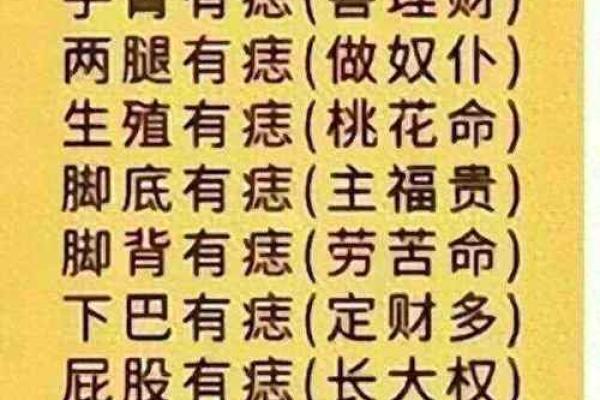 探索痣相算命法:痣的位置与性格、运势的深层联系 探索痣相算命法:痣的位置与性格、运势的深层联系