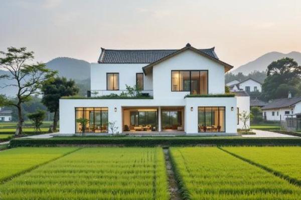田园诗意，风水住宅美图鉴赏，带你领略农村家居之美