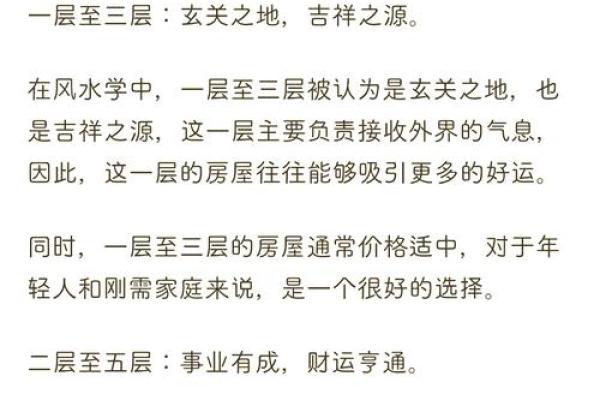 高层住宅风水秘籍：揭秘7楼以上家居布局黄金法则