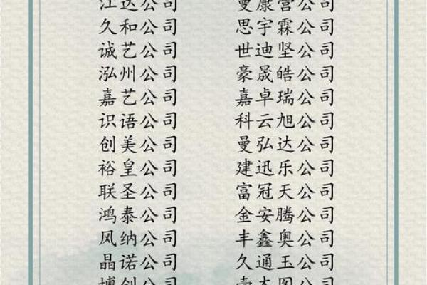 如何为公司起一个以H开头的独特名字