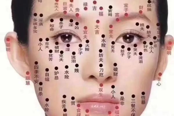 揭秘面相中的神秘痣相，运势吉凶立现！