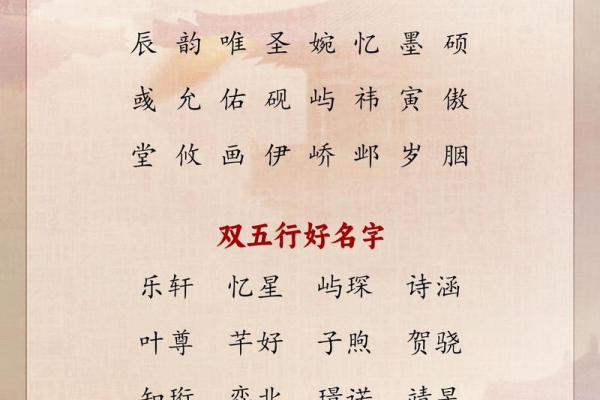 五行属土的女孩名字大全