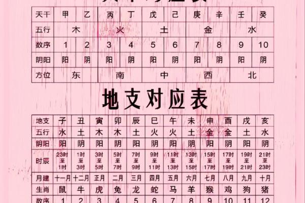 十二干支地支表格的历史与应用