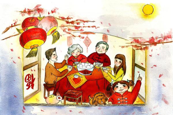 热闹新年，幸福团圆
