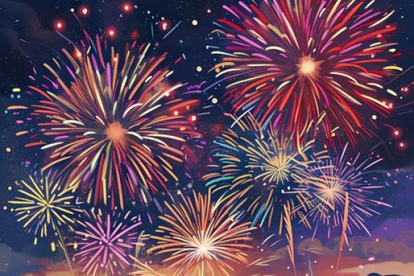 烟花绽放夜空中：日本元旦的庆祝传统与习俗