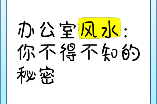办公室镜子风水秘籍：布局技巧助你事业腾飞！