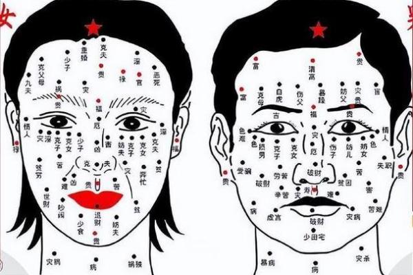 许负相法揭秘：面痣图解让你看透人心