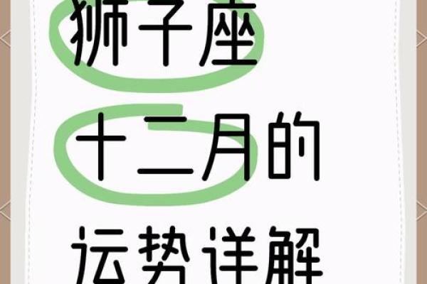 今日狮子座运势分析