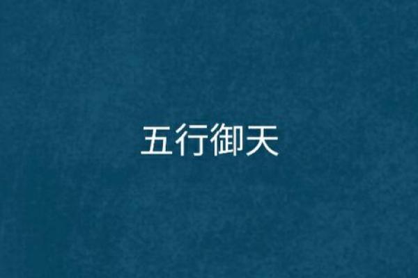 五行御天：五行之力，开启无尽冒险之旅