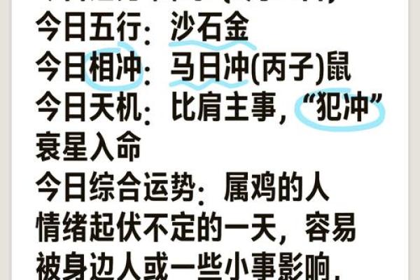生肖鸡下周运势起伏解析