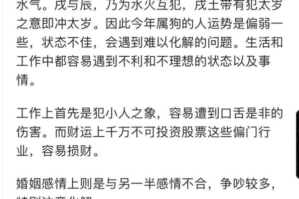 属狗人的运势趋势与建议