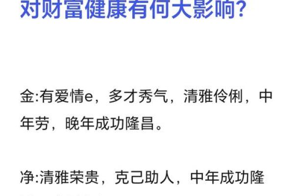 名字中的财富密码：会发财名字大揭秿