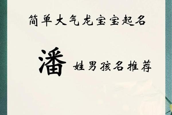 潘氏女宝宝名字灵感集