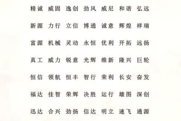 成套名字的创意策略与命名技巧