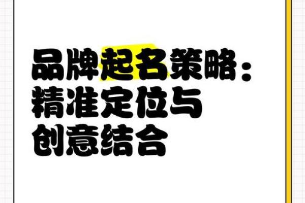 成套名字的创意策略与命名技巧