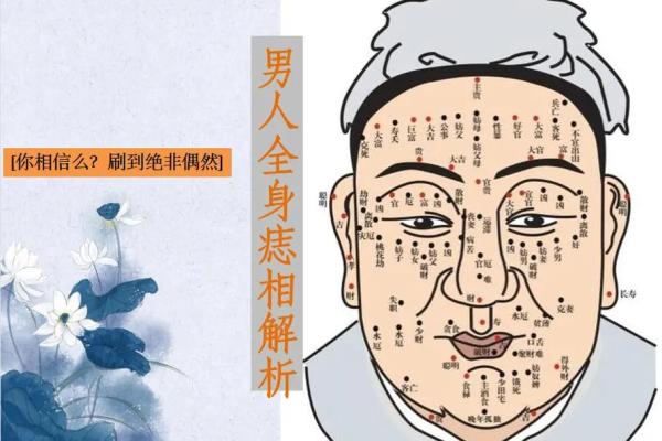 男士面相痣相全解析，揭秘命运吉凶！