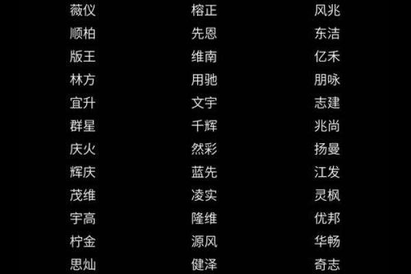 时尚字在公司起名中的应用与创意探索