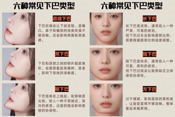 下巴图解秘典：揭秘面部风水之底座奥秘