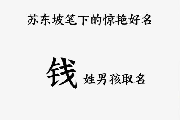 钱氏宝宝名字精选：寓意美好，悦耳动听