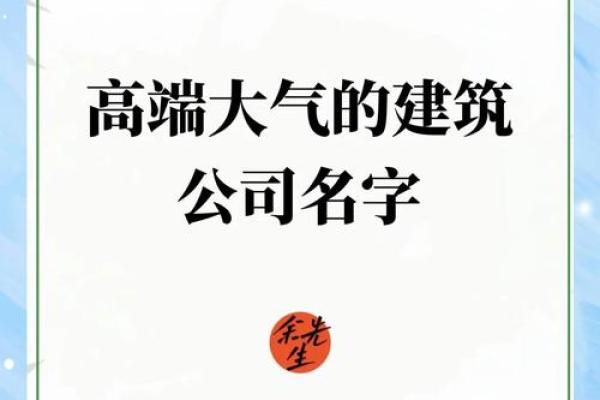 建筑公司命名技巧与得分标准解析