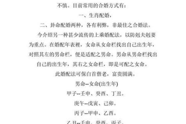 揭秘生辰八字婚配：配对的秘诀与技巧
