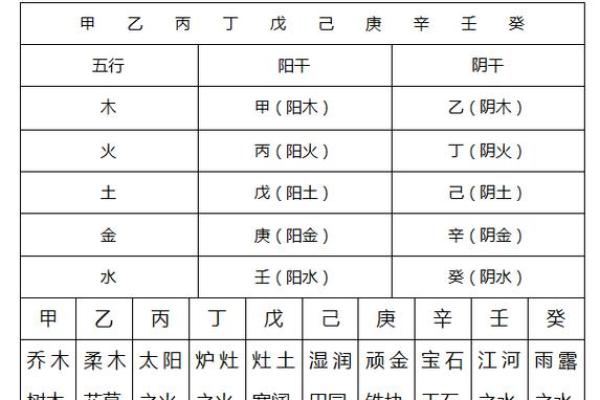 探秘五行与天干地支的关系