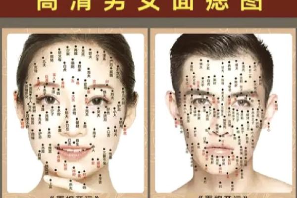 痣相下巴解读，男性命运走势图解！