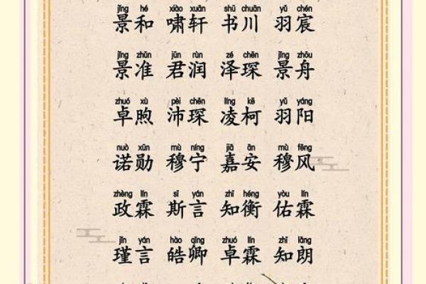 独具慧眼，男宝宝起名之道