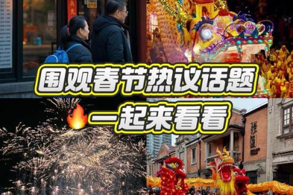 春节盛宴，团圆美满，赏花灯、放鞭炮，民俗文化大放异彩