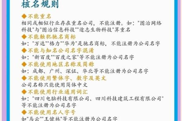 公司名字起名技巧与常见误区分析
