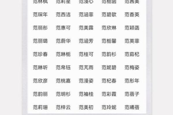 范姓宝宝起名：传承文化，寓意吉祥