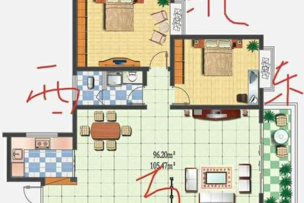 法国卧室双开门风水秘籍：门对门，财运亨通