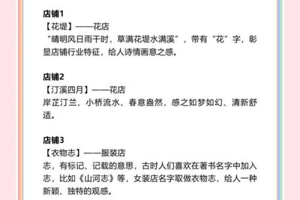 店面起名指南：如何选择一个吸引顾客的名字