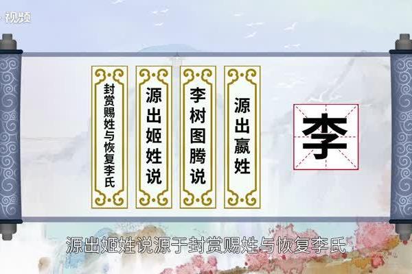 姓理名字的由来与文化解析
