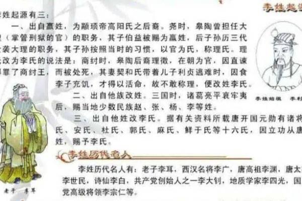 姓理名字的由来与文化解析