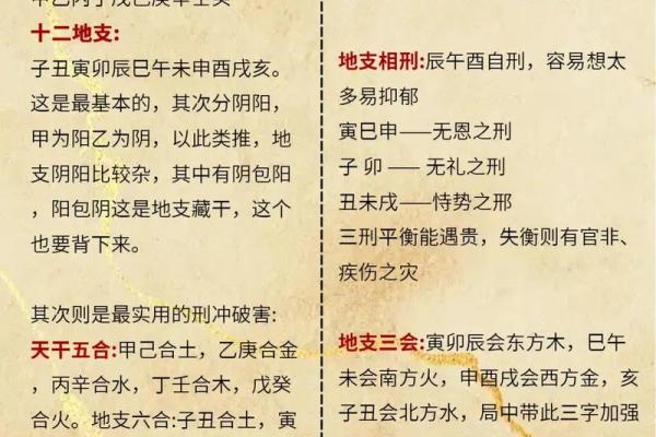 时干地支与五行相生相克的奥秘