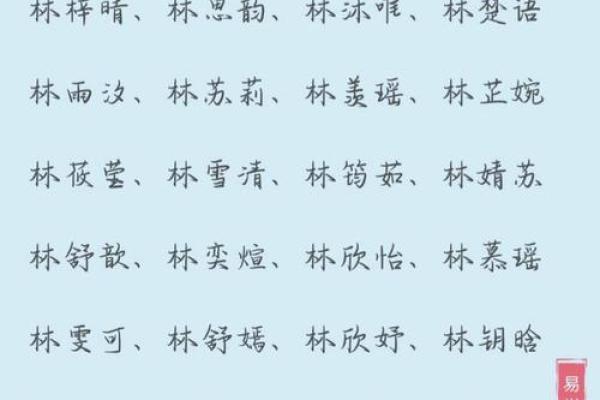 林姓女孩起名大全:寓意美好又独特的三字名字 林姓女孩起名大全:寓意美好又独特的三字名字