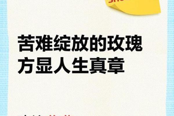 苦难磨砺，甜蜜绽放：你的命理先苦后甜，揭秘人生赢家之道
