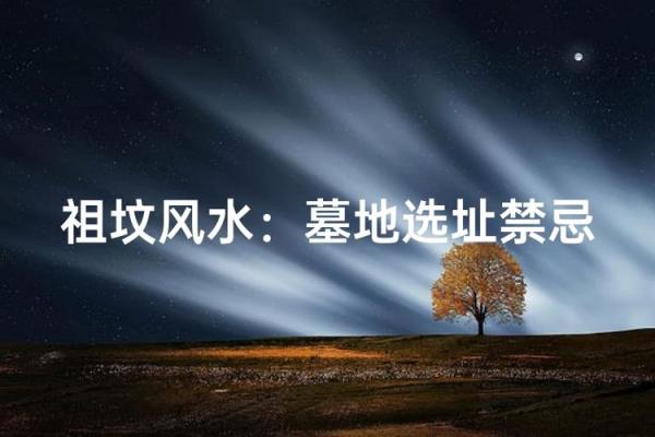 解读墓地风水学:影响后代运势的关键因素 解读墓地风水学:影响后代运势的关键因素