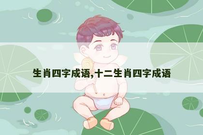 生肖四字成语,十二生肖四字成语