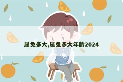 属兔多大,属兔多大年龄2024
